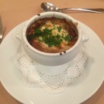 もう一度食べたい！オニオングラタンスープです！